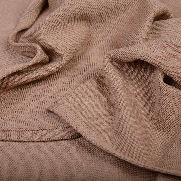 Baby/Kinderdecke 90x90cm Valerie camel