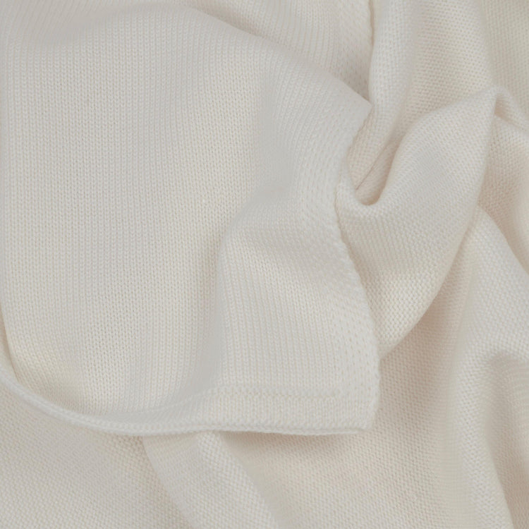 Baby/Kinderdecke 90x90cm Valerie, weiß