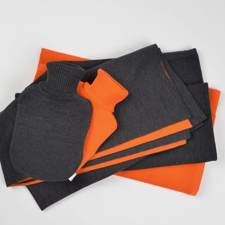 Baby/Kinderdecke 90x90cm Valerie, orange