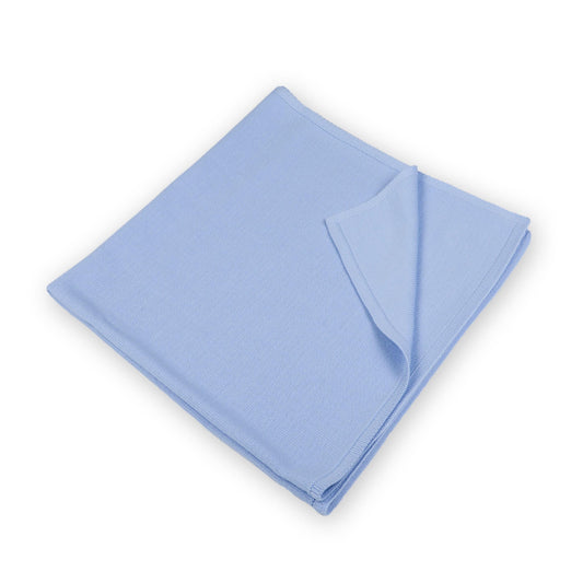 Baby/Kinderdecke 90x90cm Valerie, hellblau