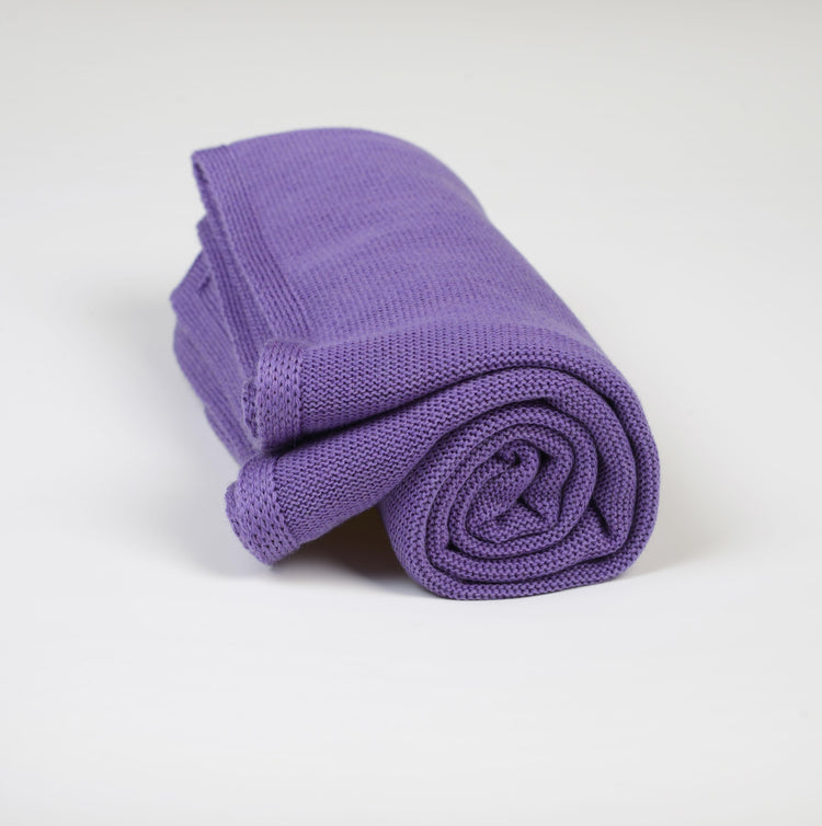 Baby/Kinderdecke 90x90cm Valerie, lila