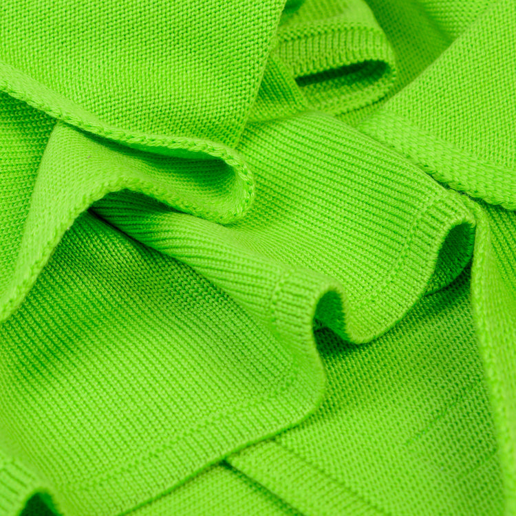 Baby / children's blanket 90x90cm Valerie light green