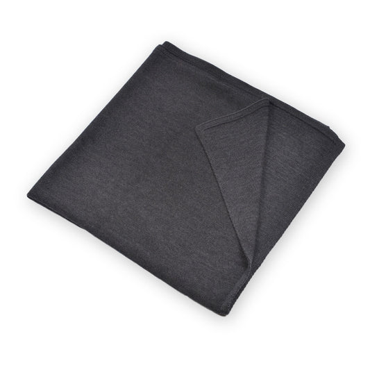 Baby / child blanket 90x90cm Valerie dark gray