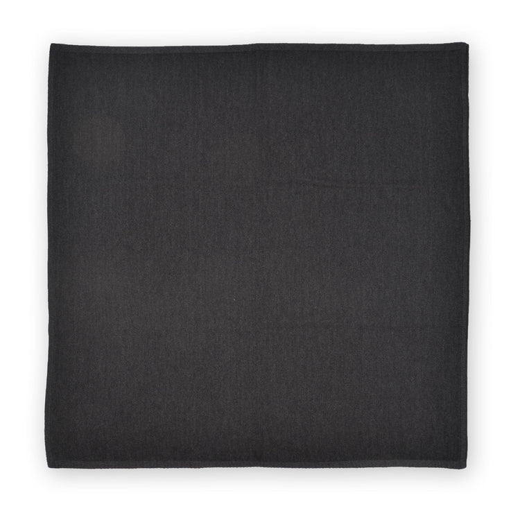 Baby/Kinderdecke 90x90cm Valerie, dunkelgrau