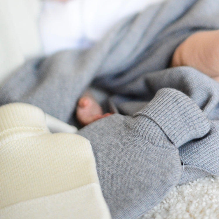 Baby/Kinderwärmflasche Valerie, grau