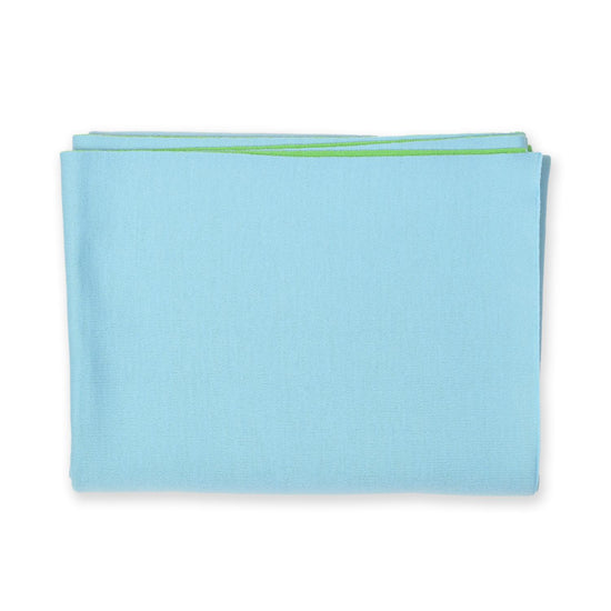 Decke 140x180cm Doubleface, türkis/hellgrün - Lenz & Leif