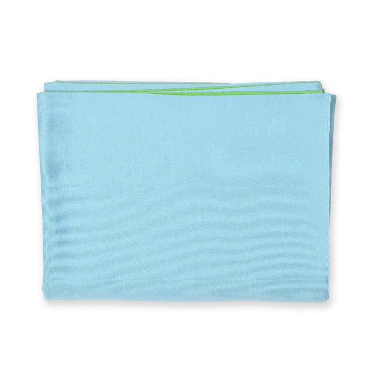 Decke 140x180cm Doubleface, türkis/hellgrün - Lenz & Leif