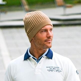 Mütze unisex, camel - Lenz & Leif