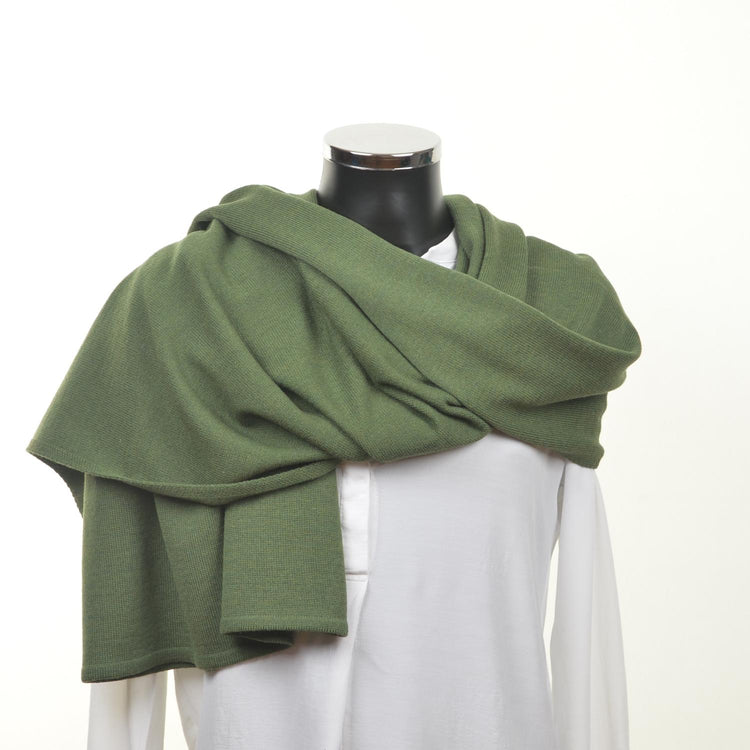 Schal unisex, 70x200cm, grün - Lenz & Leif