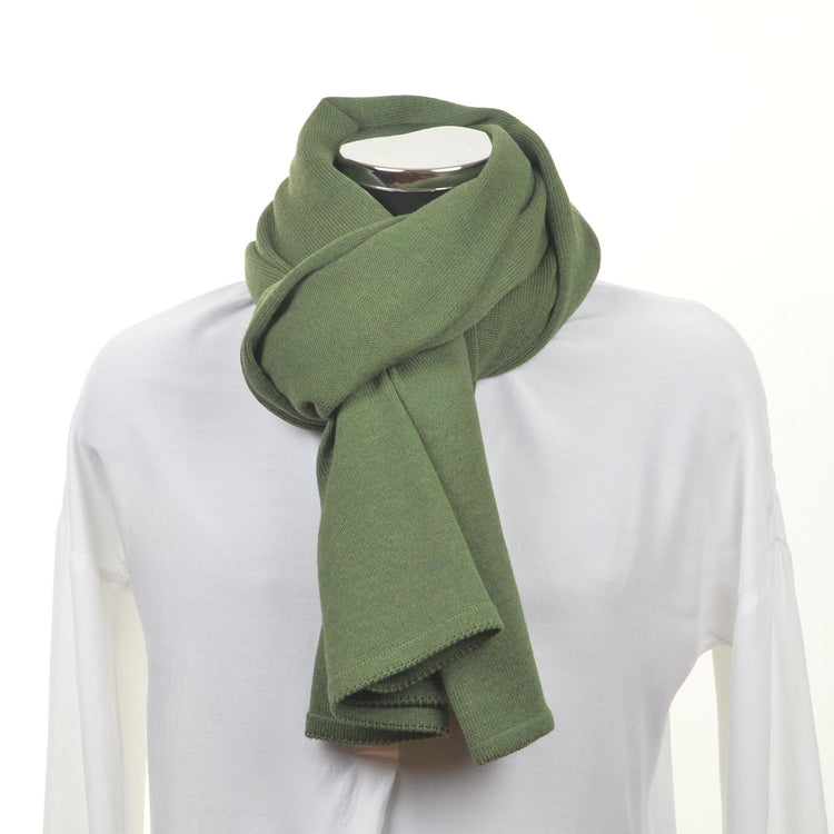 Schal unisex, 70x200cm, grün - Lenz & Leif