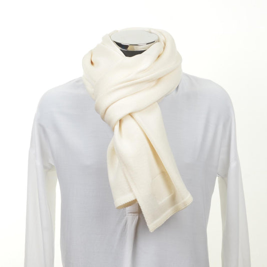 Schal unisex, 70x200cm, weiß - Lenz & Leif