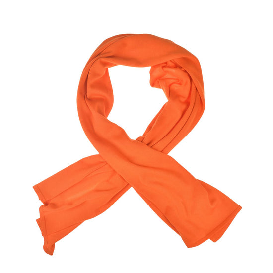 Schal unisex, 70x200cm, orange - Lenz & Leif