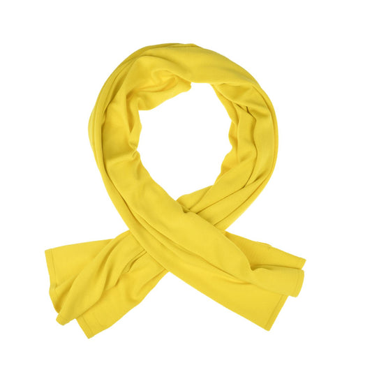 Schal unisex, 70x200cm, gelb