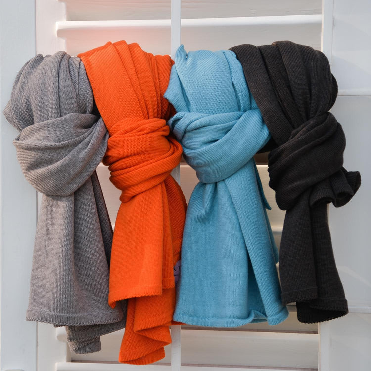 Schal unisex, 70x200cm, braun