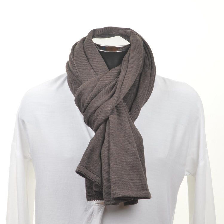 Schal unisex, 70x200cm, braun