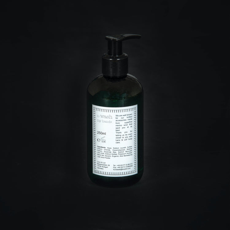 Lenz & Leif Soap - to wash my hands
liquid soap