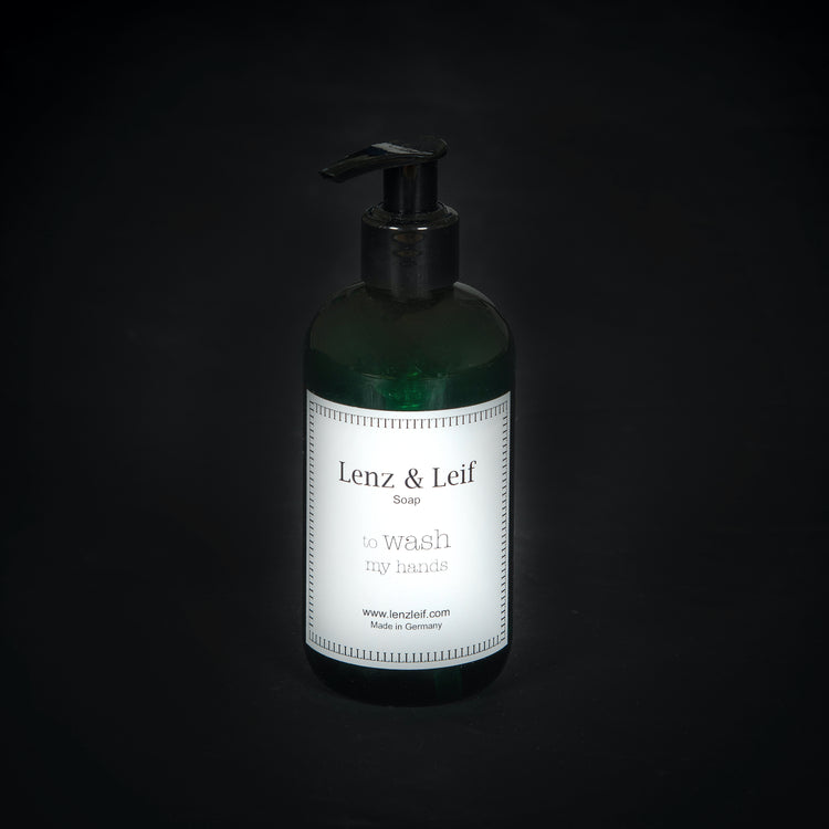Lenz & Leif Soap - to wash my hands
liquid soap