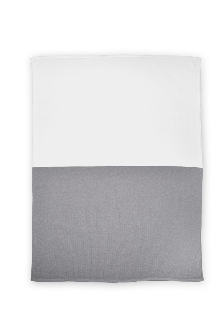 Blanket 140x180cm Domino, white / beige