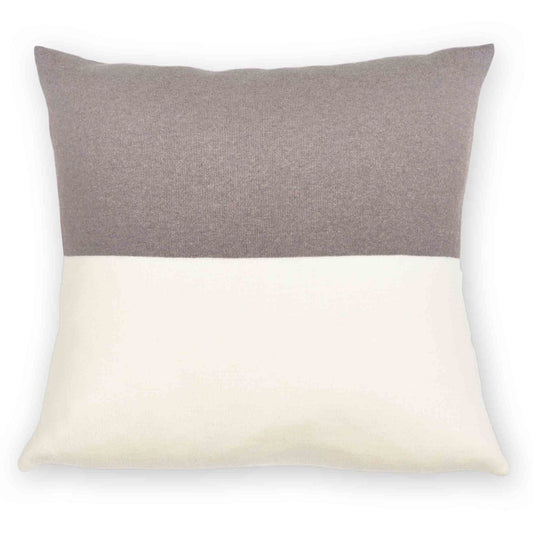Cushion cover 50x50cm Domino, white / beige