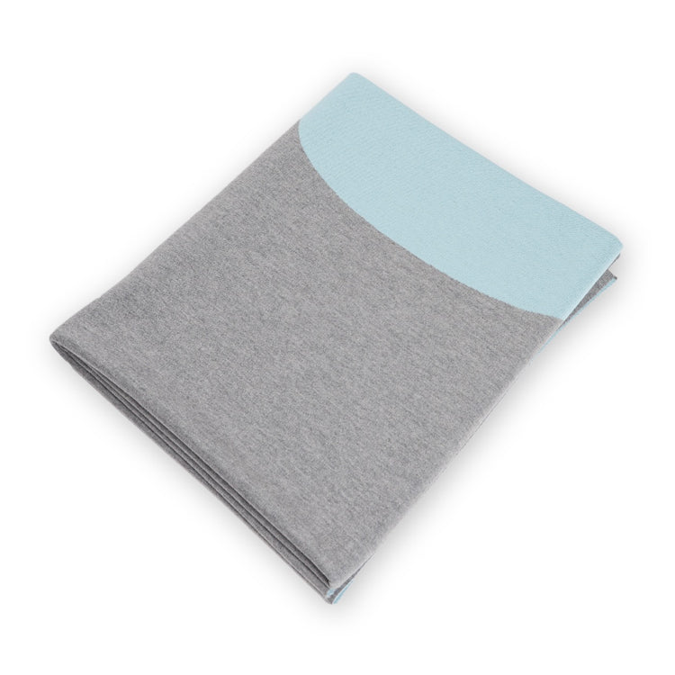 Bettüberwurf 200x240cm Ananas, grau/türkis