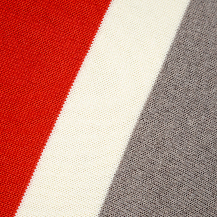 Cushion cover 50x50cm Trio, red / beige / white