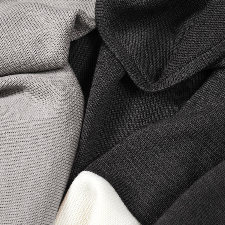 Decke 140x180cm Trio, grau/dunkelgrau/weiß