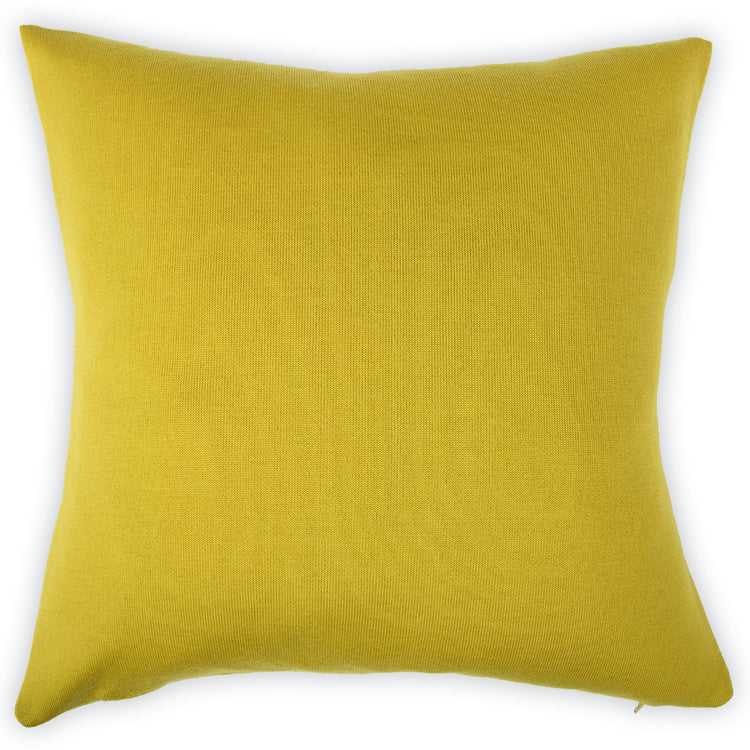 Kissenhülle 60x60cm uni, senf