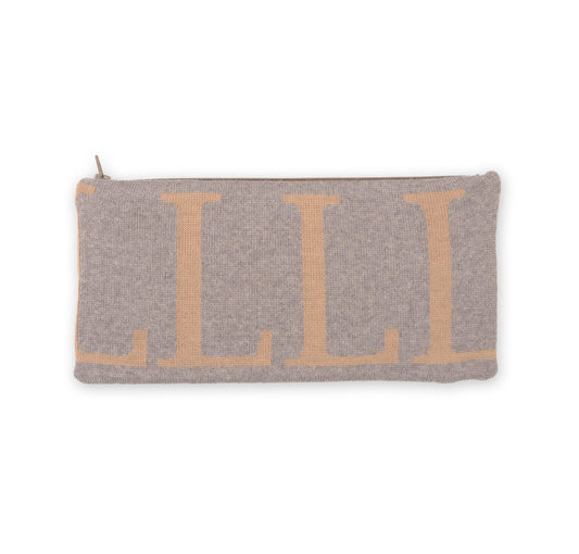 Clutch 25x13cm LLLL, beige/camel