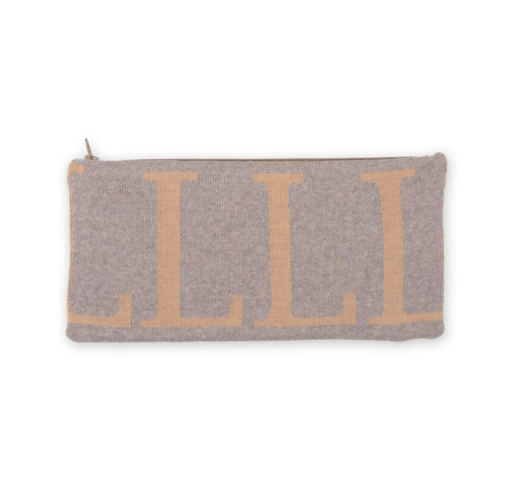 Clutch 25x13cm LLLL, beige/camel