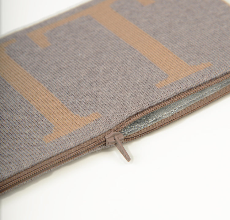 Clutch 25x13cm LLLL, beige/camel