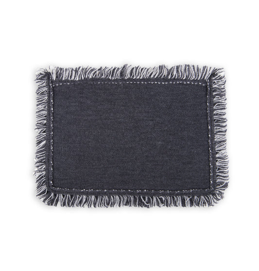 Clutch 23x15cm Valerie F, dunkelgrau/grau