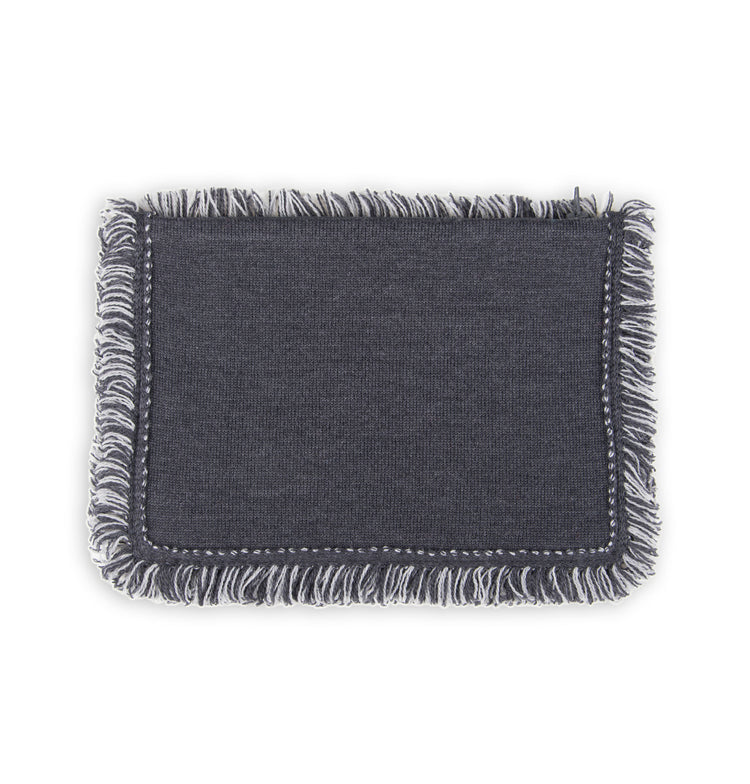 Clutch 23x15cm Valerie F, dunkelgrau/grau