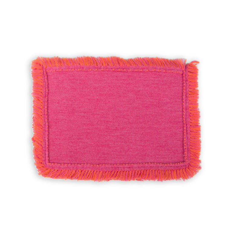 Clutch 23x15cm Valerie F, magenta/orange