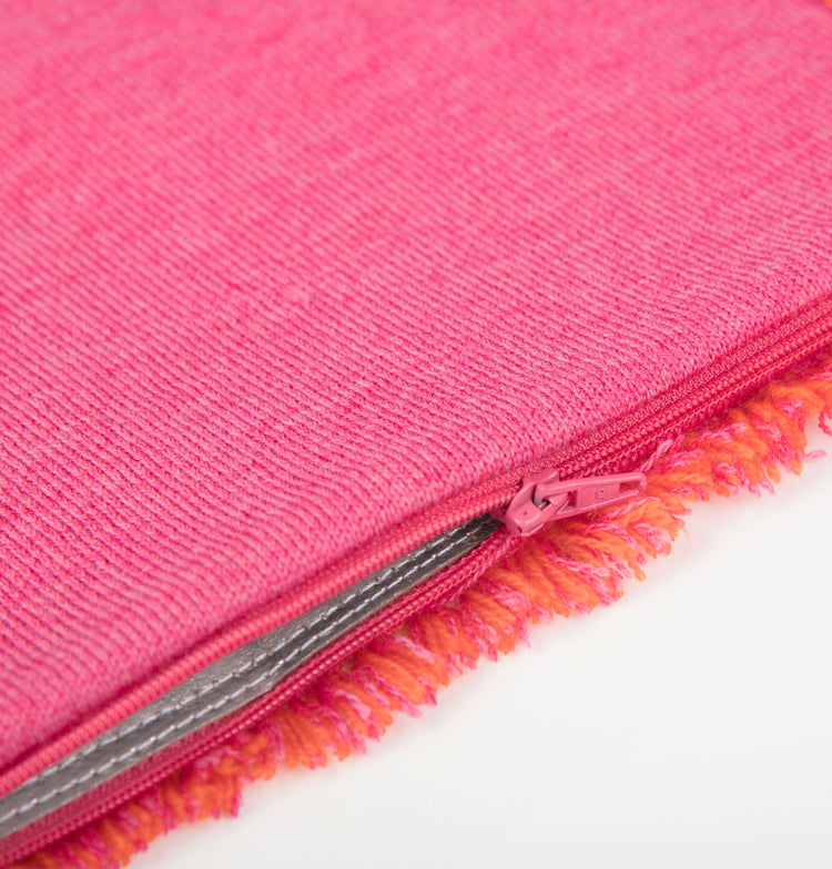 Clutch 23x15cm Valerie F, magenta/orange