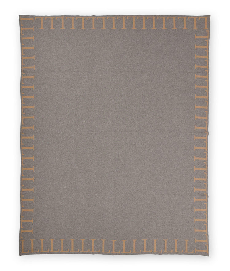 Blanket 140x180cm LLLL, beige / camel
