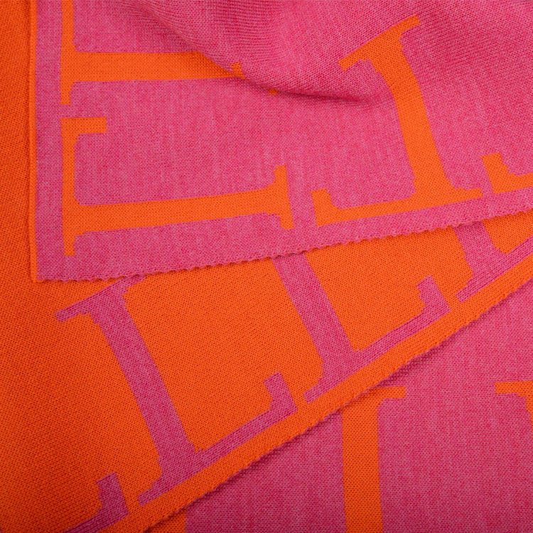 Blanket 140x180cm LLLL, orange / magenta