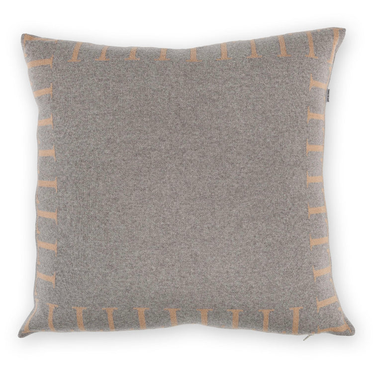Cushion cover 50x50cm LLLL, beige / camel