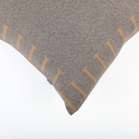 Kissenhülle 50x50cm LLLL, beige/camel