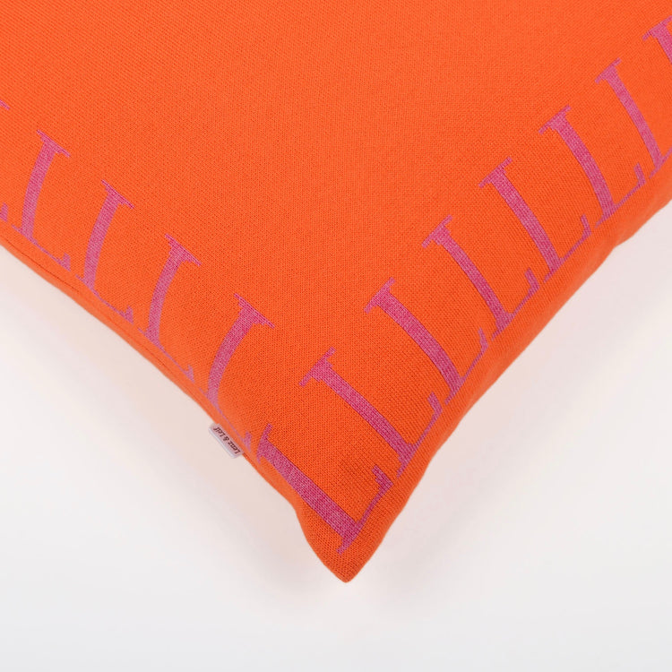 Kissenhülle 50x50cm LLLL, orange/magenta