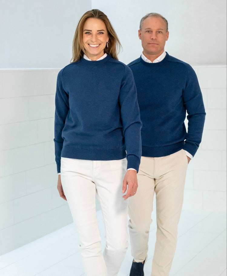 Pullover ULI, unisex, blau