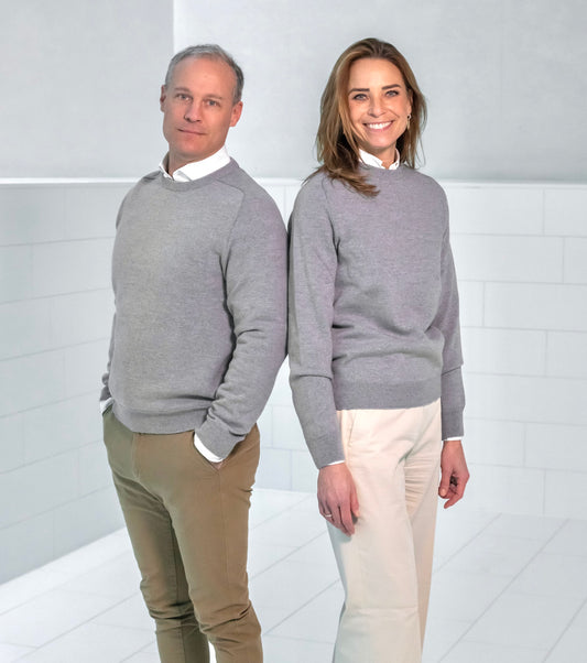 Pullover ULI, unisex, grau