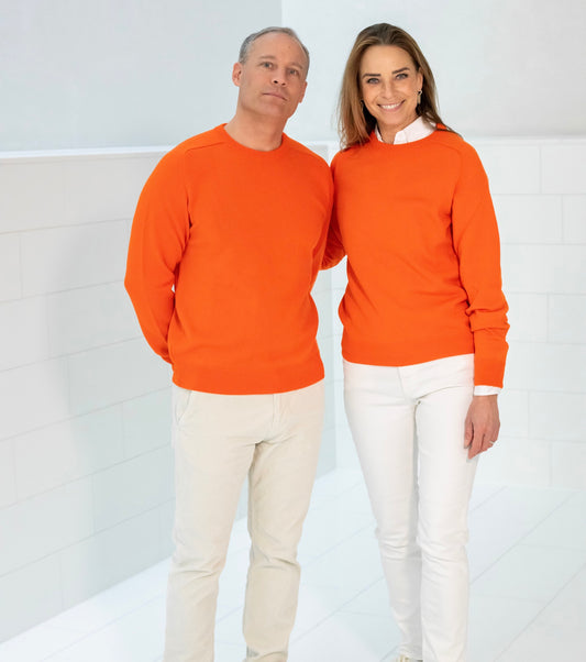 Pullover ULI, unisex, orange