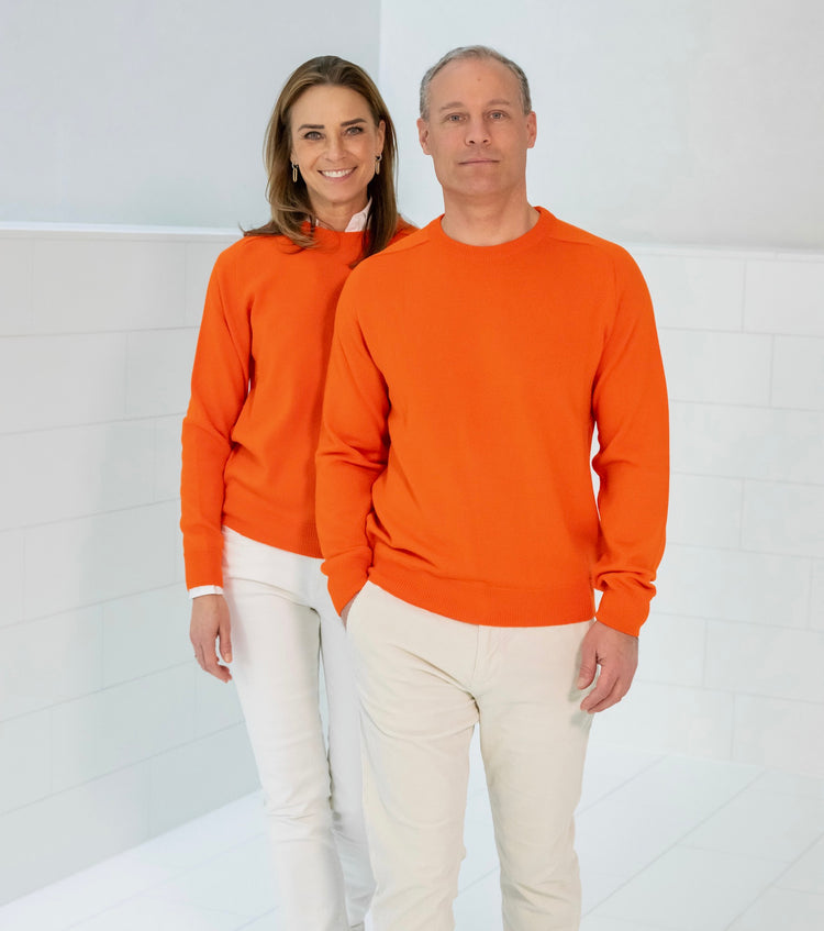 Pullover ULI, unisex, orange