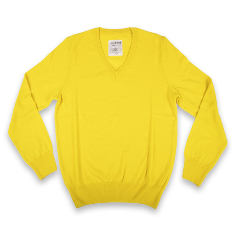 Pullover NIKO, unisex, gelb - Lenz & Leif