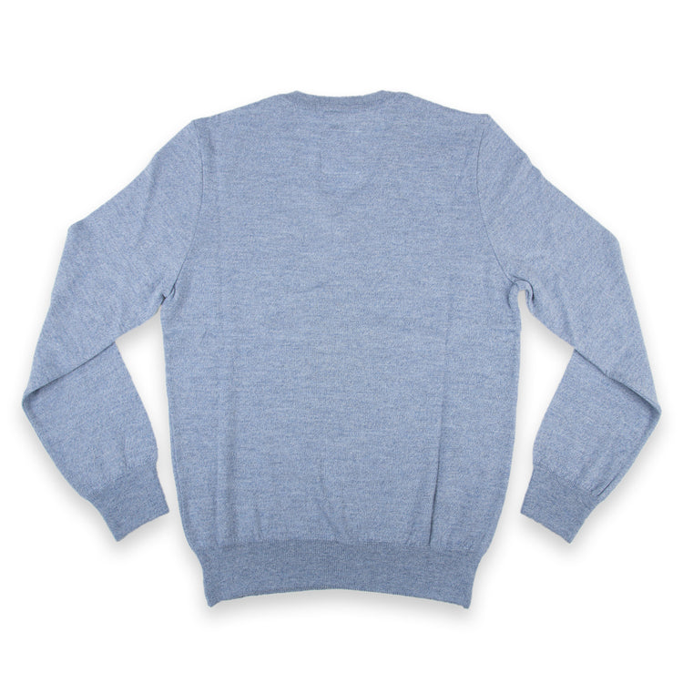 Pullover NIKO, unisex, hellblau meliert