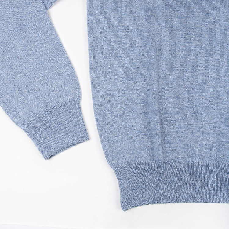 Pullover NIKO, unisex, hellblau meliert