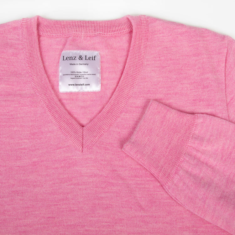 Pullover NIKO, unisex, rosa meliert