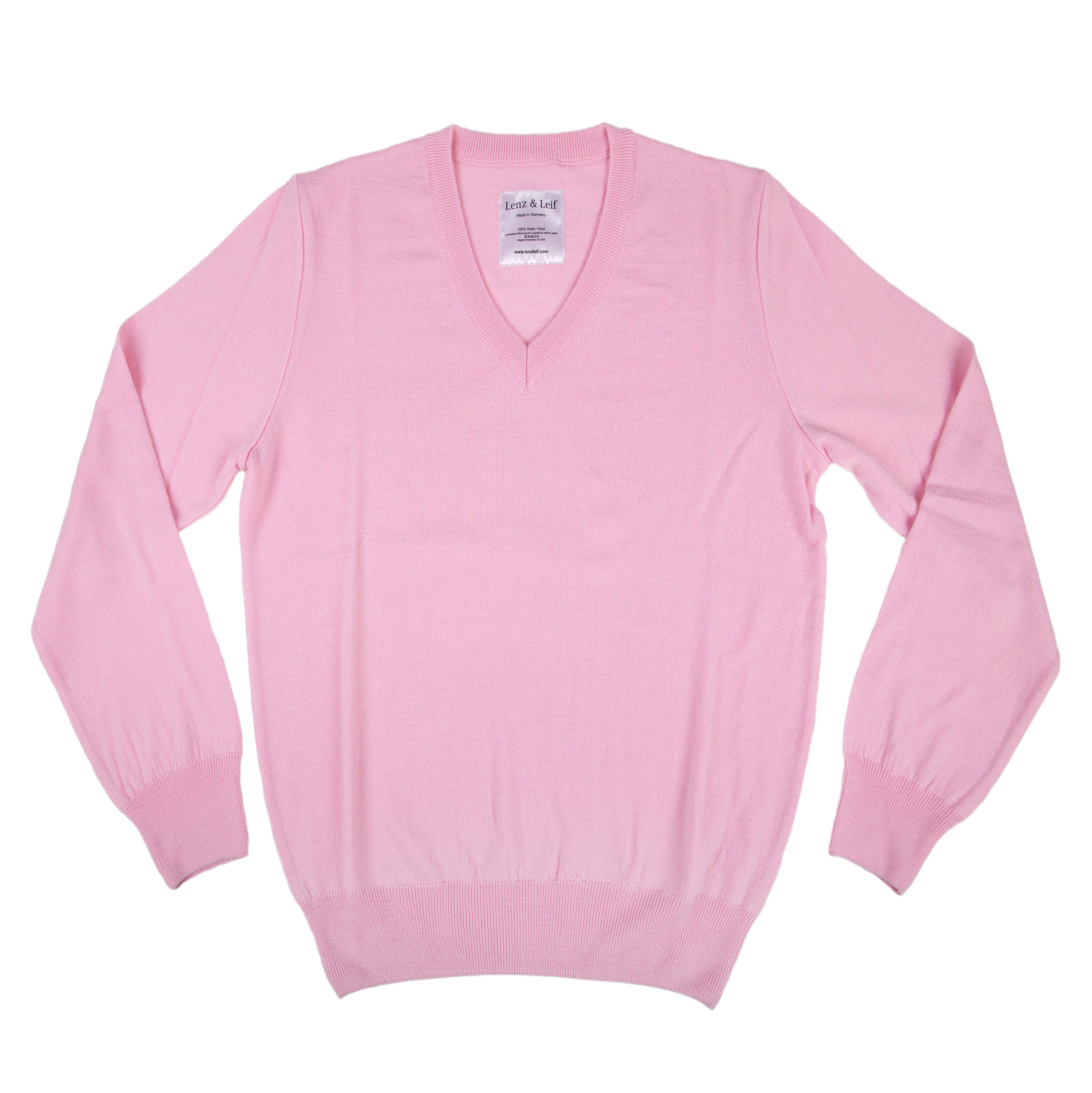 V-Pullover NIKO, unisex, rosa