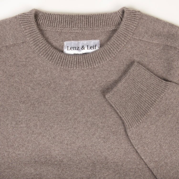 Pullover ULI, unisex, beige
