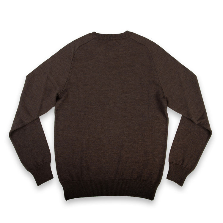 Pullover ULI, unisex, braun